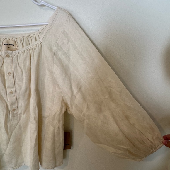 Rudy Jude Medium Linen Debbie Blouse - NWT - Picture 7 of 14